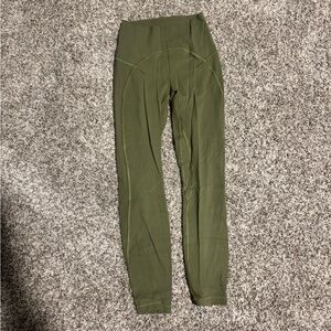 lululemon athletica Olive Green Leggings